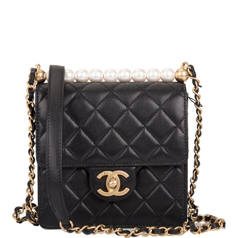 black chanel bag with pearls|chanel patch pocket handbags.